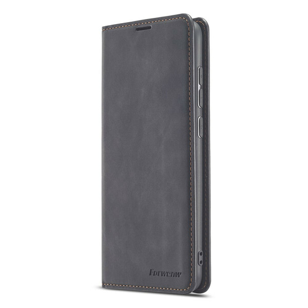 Flip Cover Xiaomi Redmi Note 9 Effet Cuir FORWENW