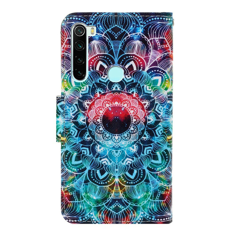 Housse Xiaomi Redmi Note 8T Flashy Mandala à Lanière