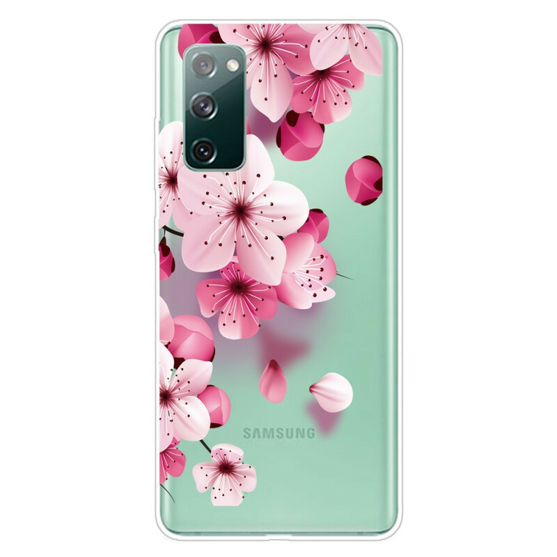 Coque Samsung Galaxy S20 FE Petites Fleurs Roses