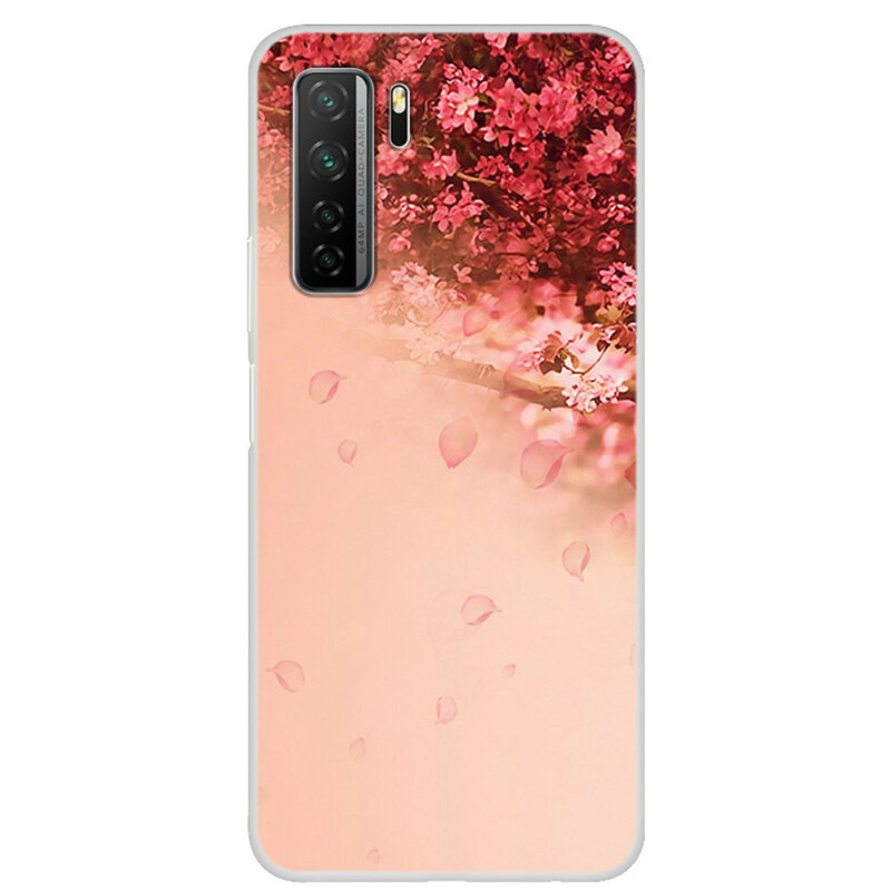 Coque Huawei P40 Lite 5G Transparente Arbre Romantique