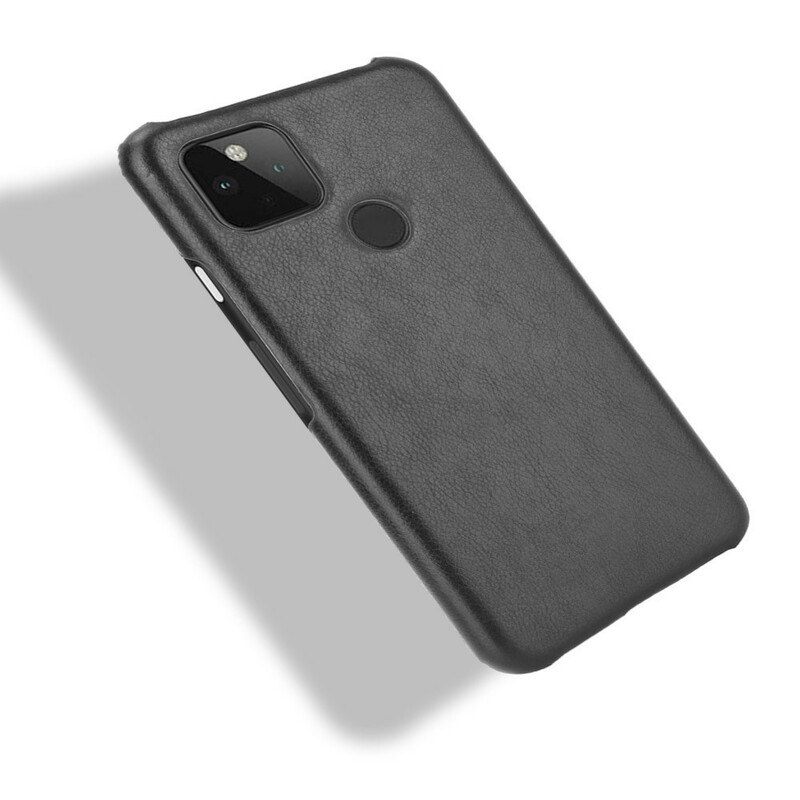 Coque Google Pixel 5 Effet Cuir Litchi Performance