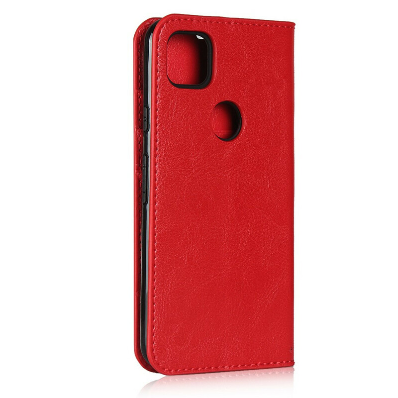 Flip Cover Google Pixel 4a Cuir Véritable