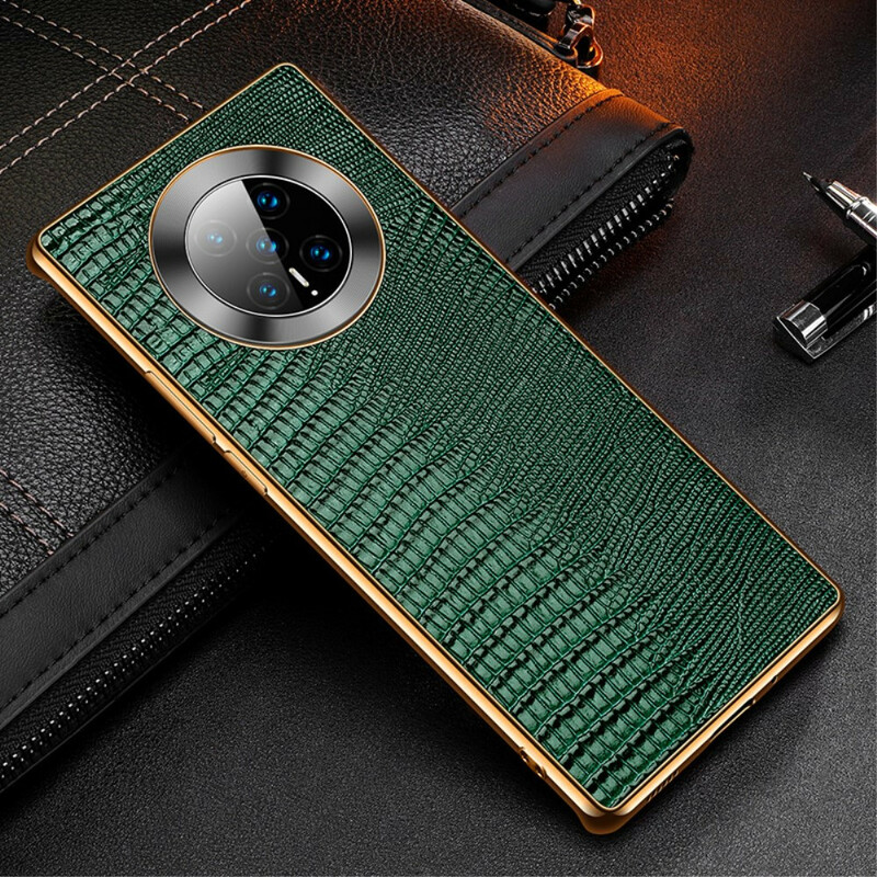 Coque Huawei Mate 40 Pro Véritable Cuir Texture Lézard