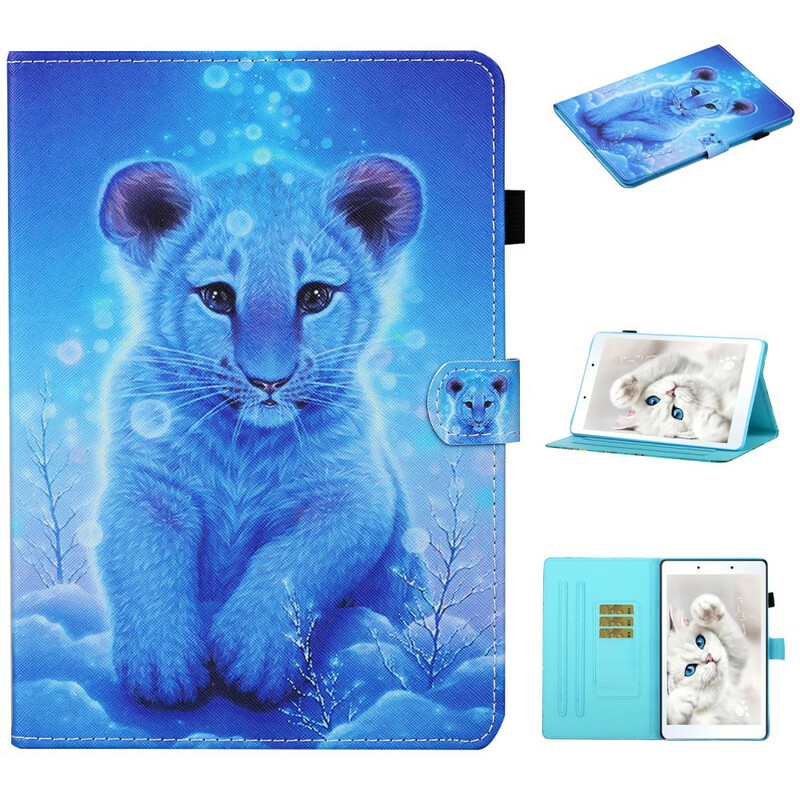 Housse Samsung Galaxy Tab A 8.0 (2019) Tigre Des Neiges