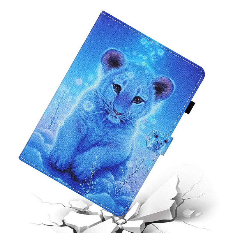 Housse Samsung Galaxy Tab A 8.0 (2019) Tigre Des Neiges