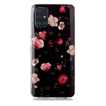 Coque Samsung Galaxy A51 Série Floralies Fluorescente