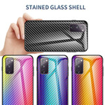 Coque Samsung Galaxy S20 FE Verre Trempé Fibre Carbone