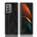 Coque Samsung Galaxy Z Fold 2 Effet Cuir Couture