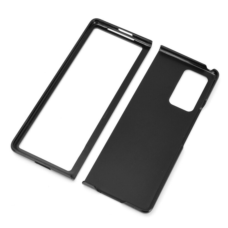 Coque Samsung Galaxy Z Fold 2 Effet Cuir Couture