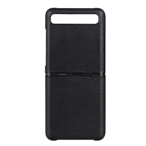 Coque Samsung Galaxy Z Flip Simili Cuir Litchi