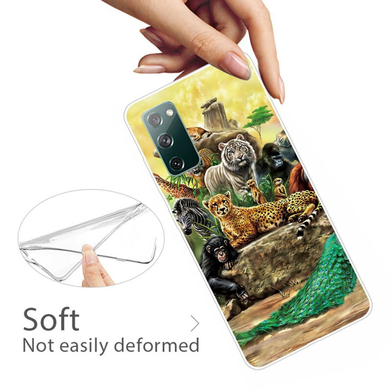 Coque Samsung Galaxy S20 FE Animaux Safari