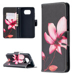 Housse Xiaomi Poco X3 Fleur Rose