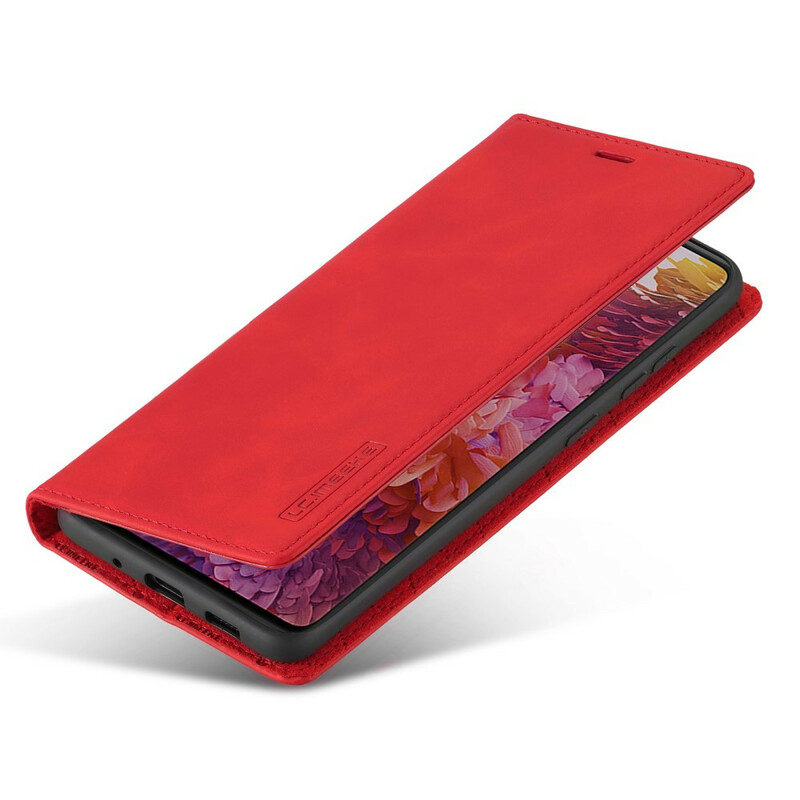 Flip Cover Samsung Galaxy S20 FE LC.IMEEKE Effet Cuir