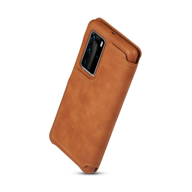 Flip Cover Huawei P40 LC.IMEEKE Effet Cuir