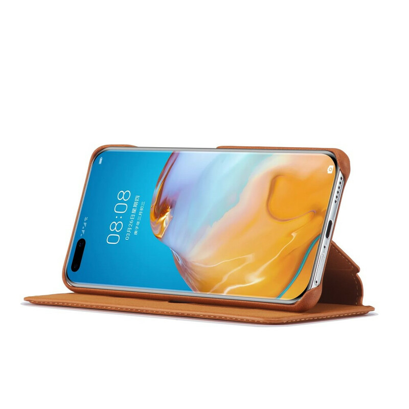 Flip Cover Huawei P40 LC.IMEEKE Effet Cuir