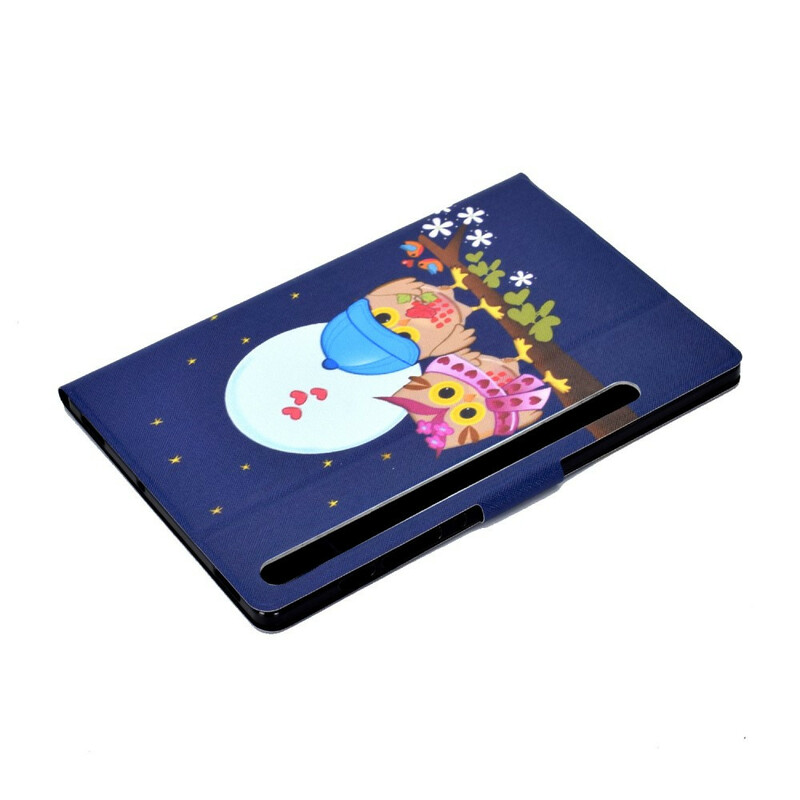 Housse Samsung Galaxy Tab S7 Hiboux Fun