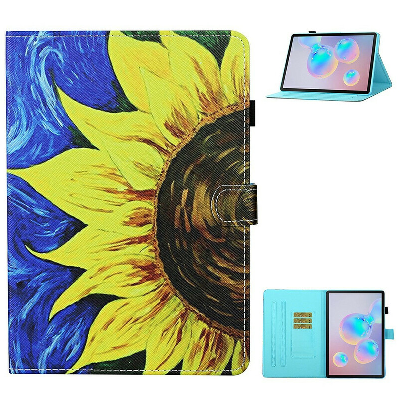 Housse Samsung Galaxy Tab S7 Tournesol Peint