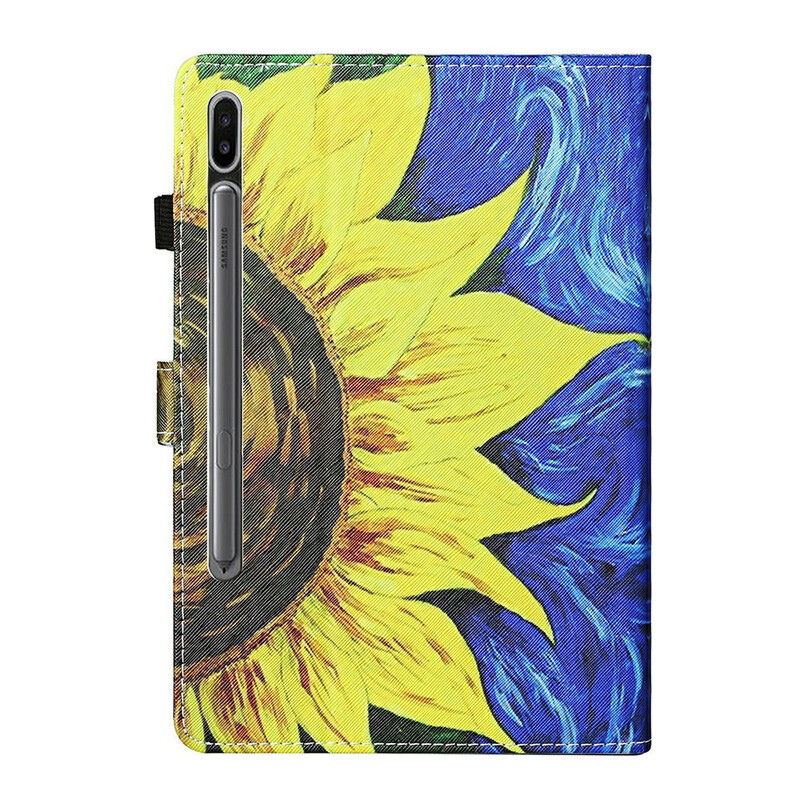 Housse Samsung Galaxy Tab S7 Tournesol Peint