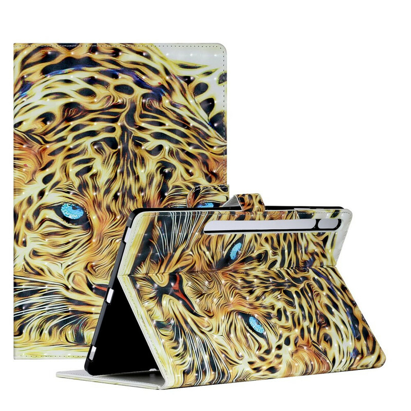 Housse Samsung Galaxy Tab S67 Plus Tigre Art