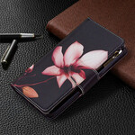 Housse Realme C11 Poche Zippée Fleur