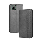 Flip Cover Realme C11 Effet Cuir Vintage Stylisé