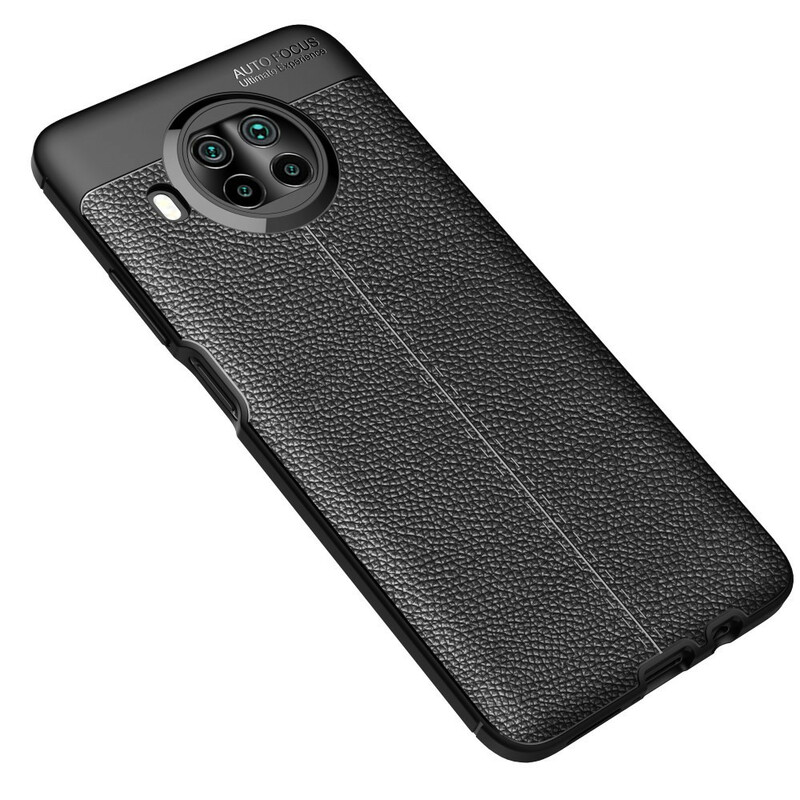 Coque Xiaomi Mi 10T Lite Effet Cuir Litchi Double Line