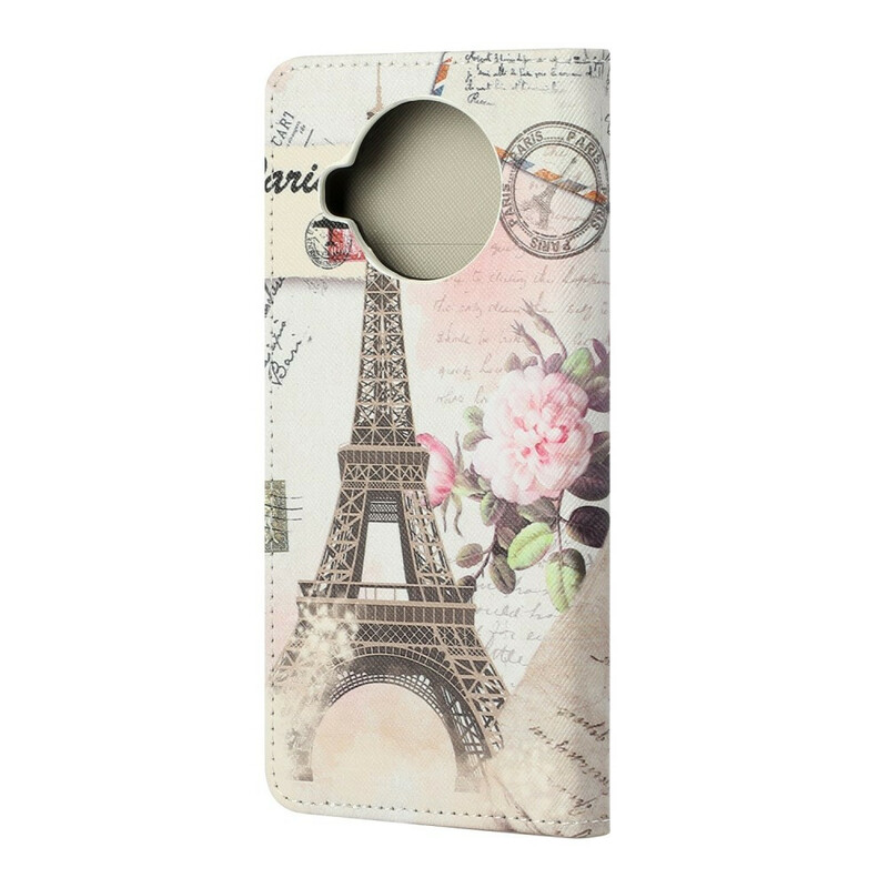 Housse Xiaomi Mi 10T Lite Tour Eiffel Rétro