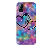 Coque OnePlus Nord N100 Coeurs Enchaînés