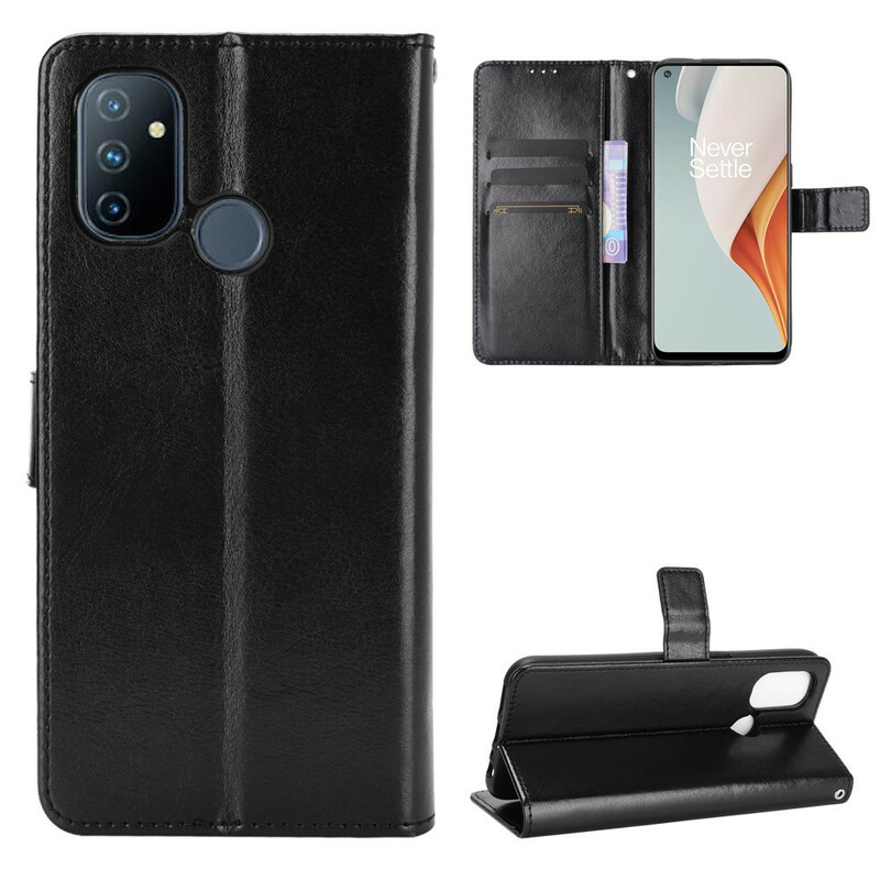 Housse OnePlus Nord N100 Simili Cuir Flashy