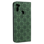 Flip Cover Samsung Galaxy M11 Fleurs Baroques