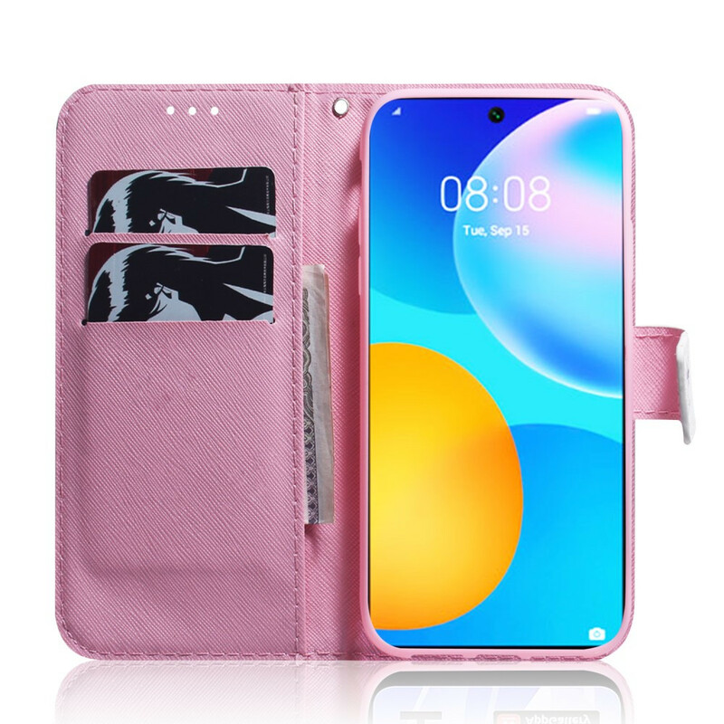 Housse Huawei P smart 2021 Une Fleur Rose