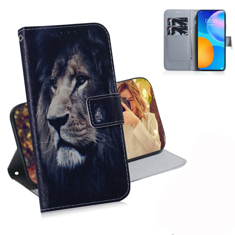 Housse Huawei P Smart 2021 Dreaming Lion