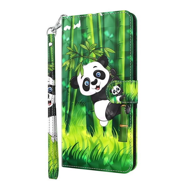 Housse Huawei P Smart 2021 Panda et Bambou