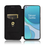 Flip Cover OnePlus 8T Silicone Carbone Coloré