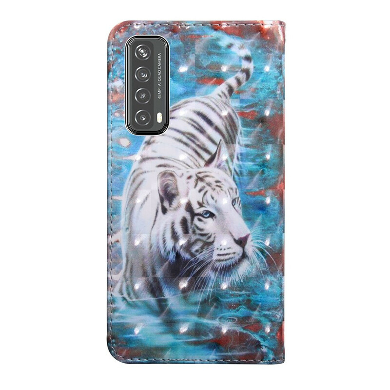 Housse Huawei P Smart 2021 Light Spot Lucien le Tigre