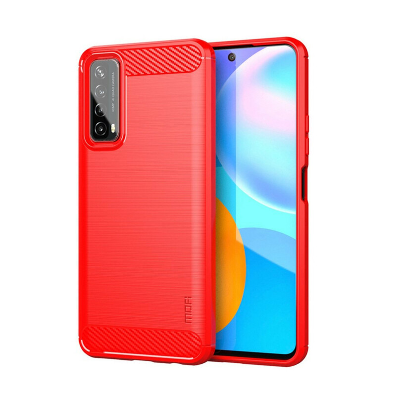 Coque Huawei P Smart 2021 Fibre Carbone Brossée MOFI