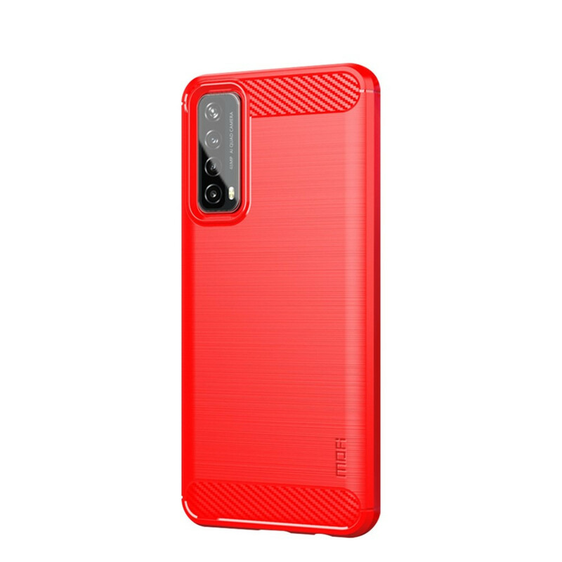 Coque Huawei P Smart 2021 Fibre Carbone Brossée MOFI