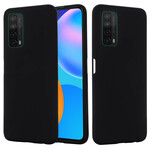 Coque Huawei P smart 2021 Silicone Liquide Avec Lanière