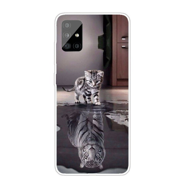 Coque Samsung Galaxy A51 Ernest le Tigre