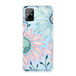 Coque Samsung Galaxy A51 Transparente Une Fleur