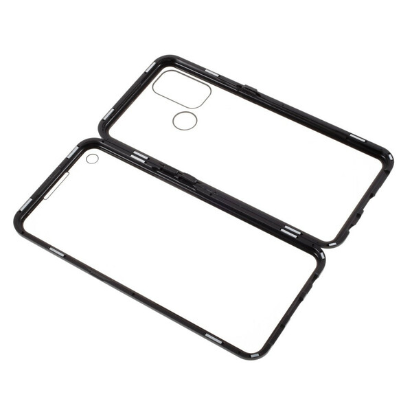 Coque Oppo A53 / A53s Avant et Arrière Verre Trempé et Métal