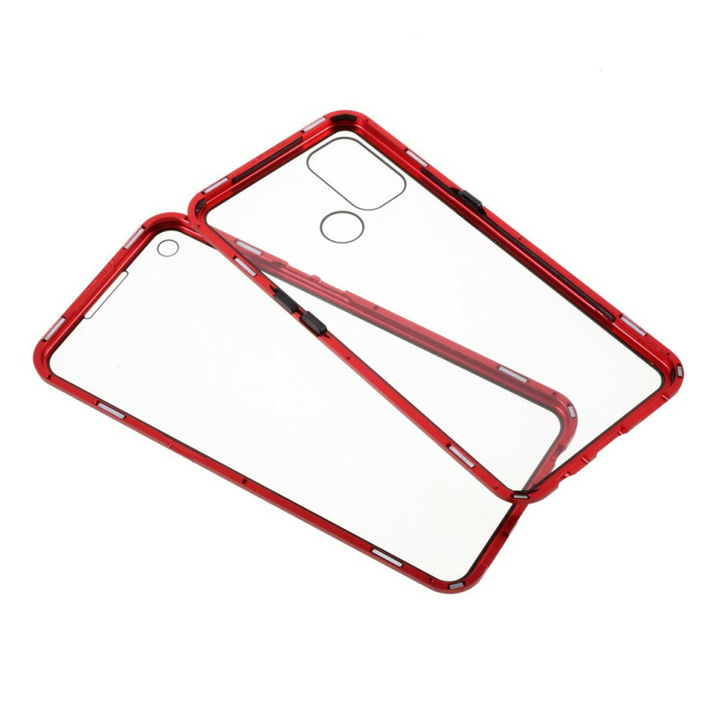 Coque Oppo A53 / A53s Avant et Arrière Verre Trempé et Métal