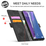 Flip Cover Samsung Galaxy Note 20 Ultra LC.IMEEKE Effet Cuir