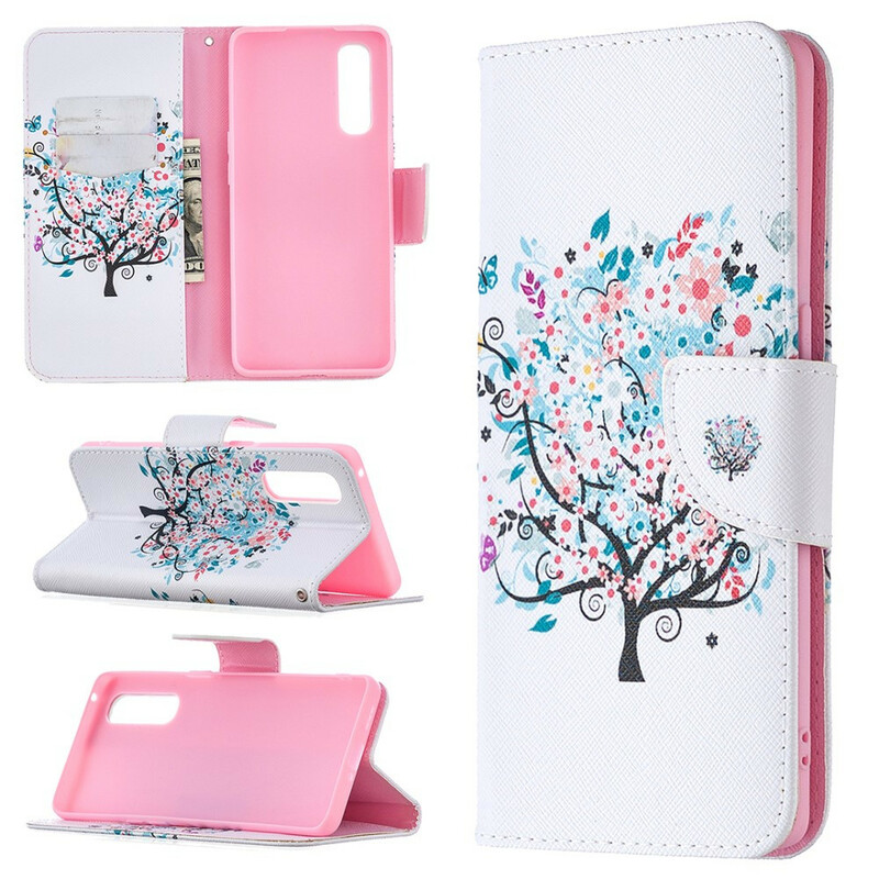 Housse Oppo Find X2 Neo Flowered Tree