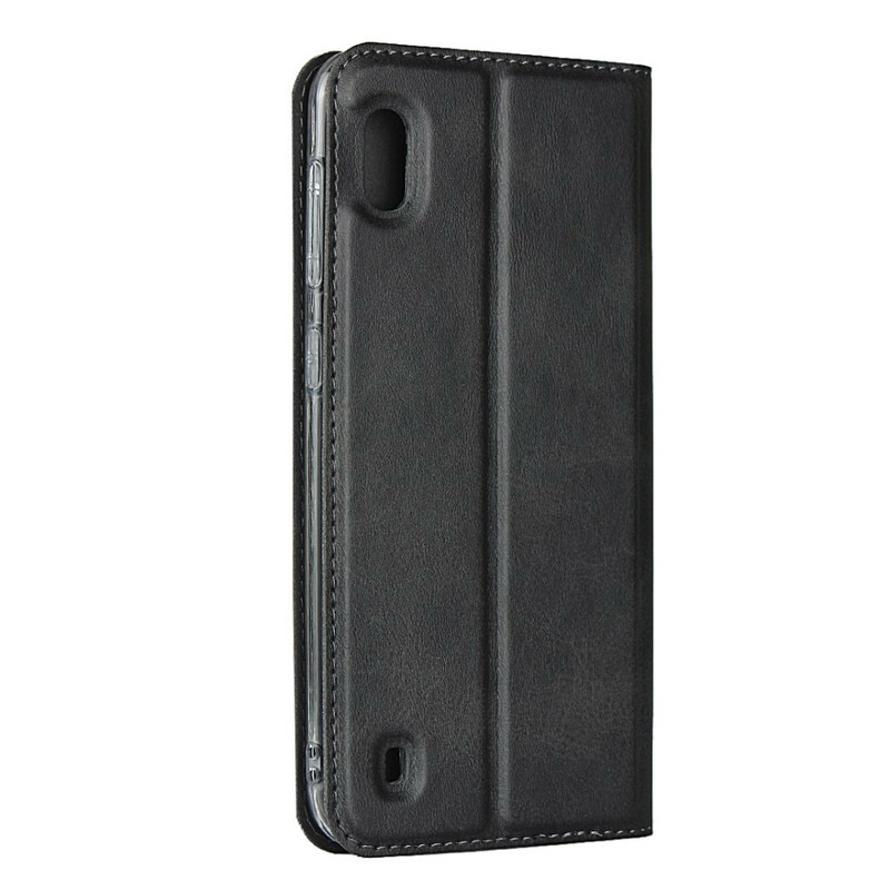 Flip Cover Samsung Galaxy A10 Simili Cuir Classe à Lanière