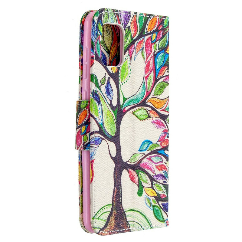 Housse Samsung Galaxy A31 Arbre Coloré