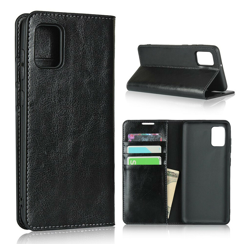 Flip Cover Samsung Galaxy A31 Cuir Véritable