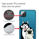 Coque Samsung Galaxy A12 Drôles de Chiens