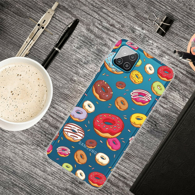 Coque Samsung Galaxy A12 Love Donuts