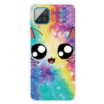 Coque Samsung Galaxy A12 Chat Cartoon